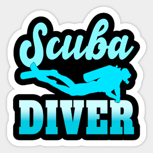 Scuba Diving Scuba Diver Sticker